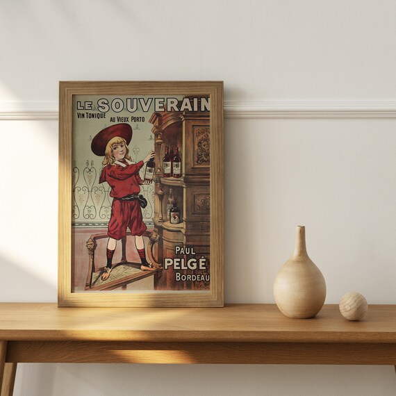 Vintage poster – Le Souverain, vin tonique au vieux porto – Galerie 1 2 3