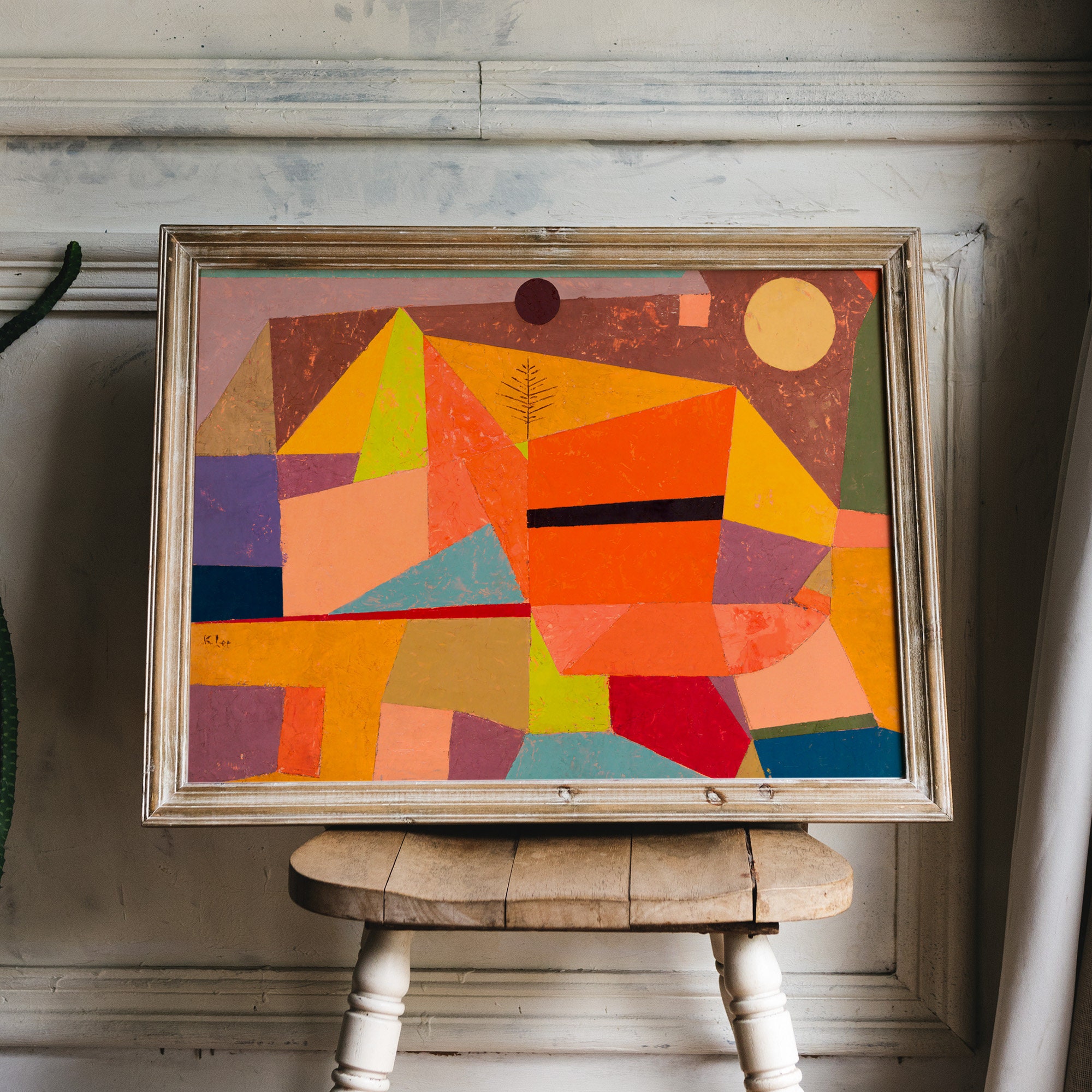 パウル・クレー Heitere Gebirgslandschaft-Joyful Mountain