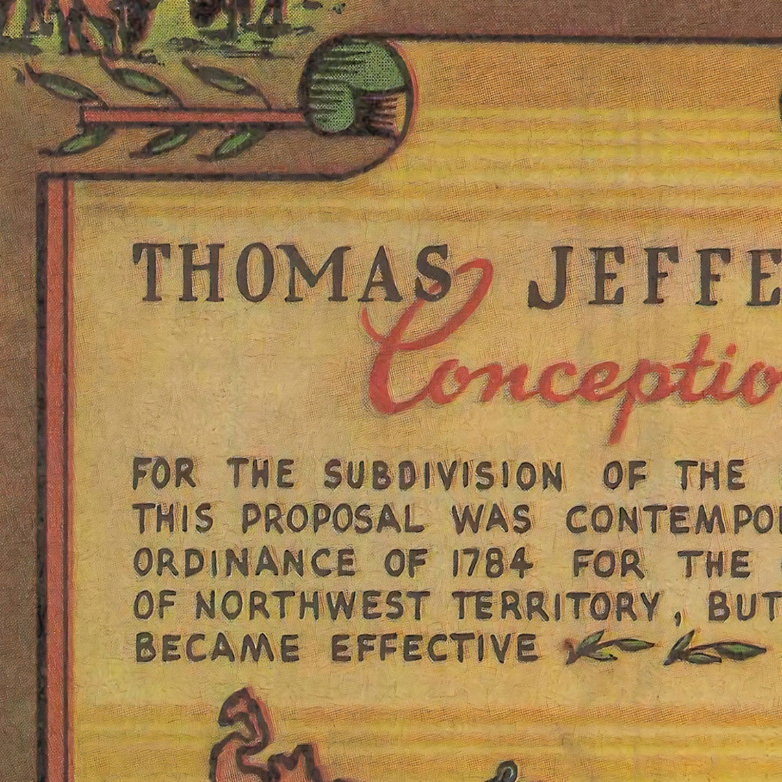 Historical Map of the Old Northwest Territory Northwest - Etsy