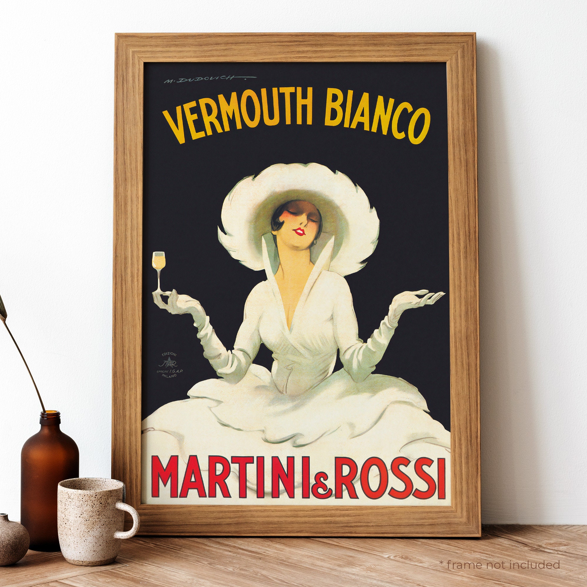 1948年 フランス製ヴィンテージ広告ポスター Martini（マルティーニ） マルティーニ（Martini）のヴィンテージアートポスター