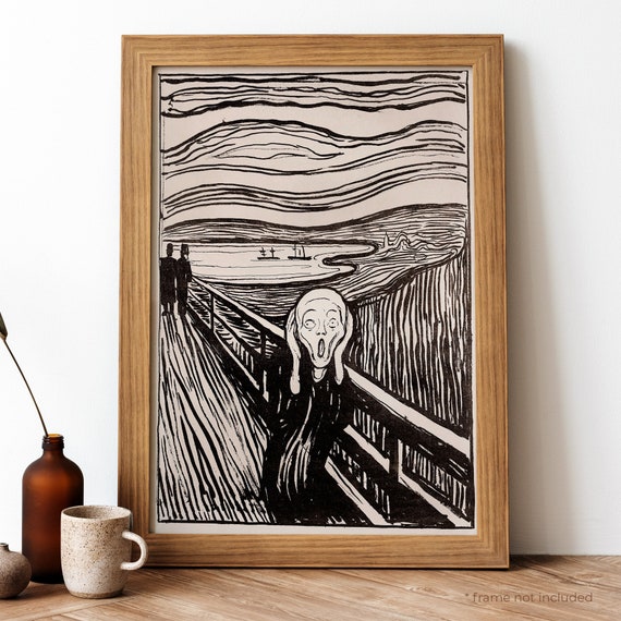 エドヴァルドムンクの絵画叫び1895年の絵画叫び1895年のポスター エドヴァルドムンクの絵画叫び1895年の絵画叫び1895年のポスター