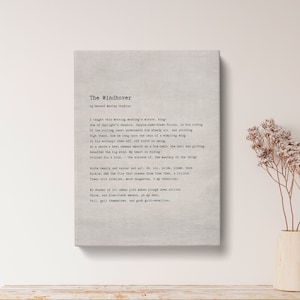 The Windhover by Gerard Manley Hopkins Poem Print - Vintage Canvas Print, Poetry Print Gift, Literaty Poster, vintage poem print | VQ80