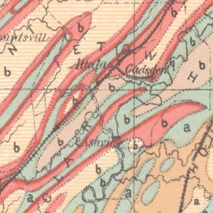 1882 Agricultural Map Of Alabama, Historical Map of Alabama, Antique map of Alabama, Old Map of Alabama, Vintage Alabama Map | MP265 image 3