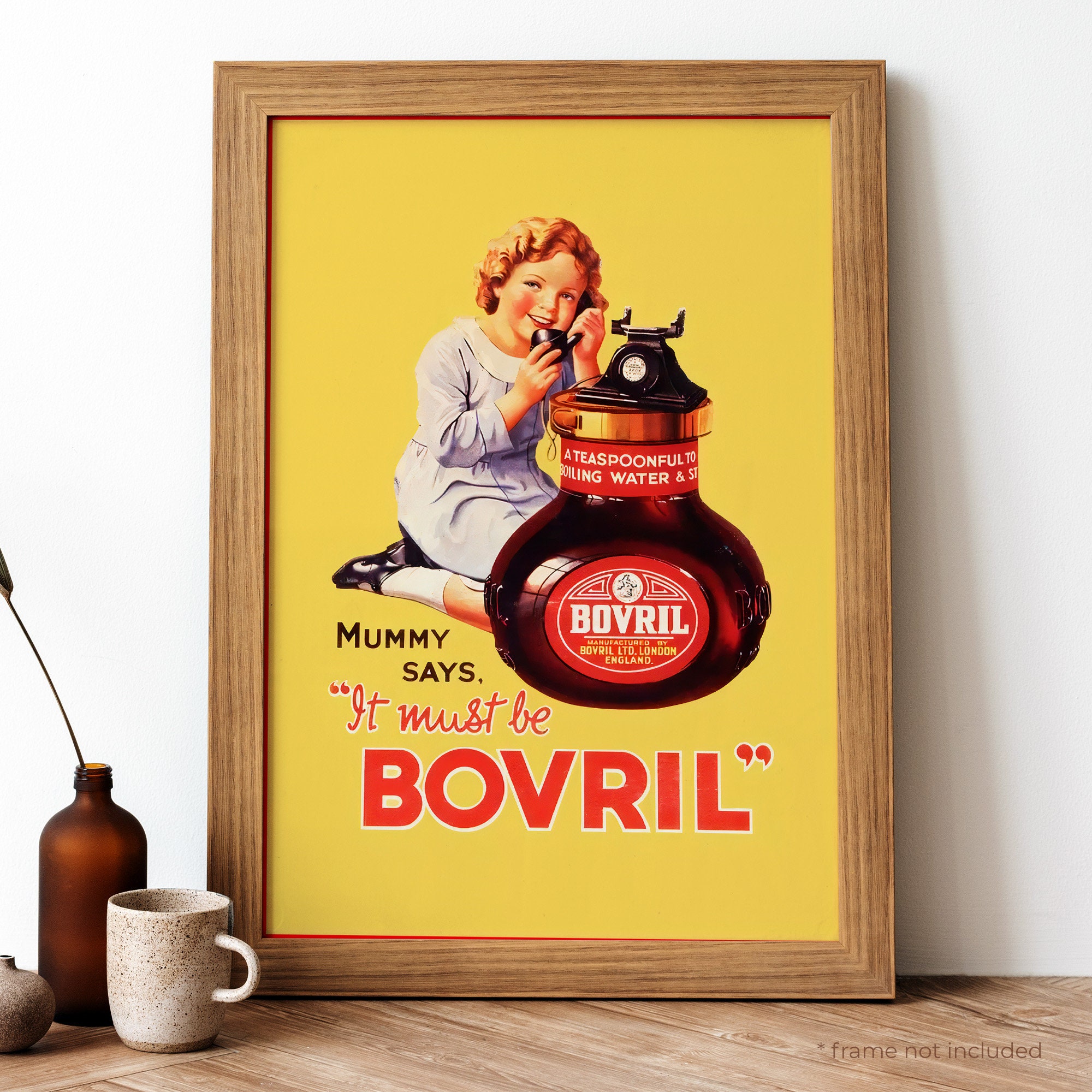 Bovril Vintage Poster British Food Retro Print British Food - Etsy