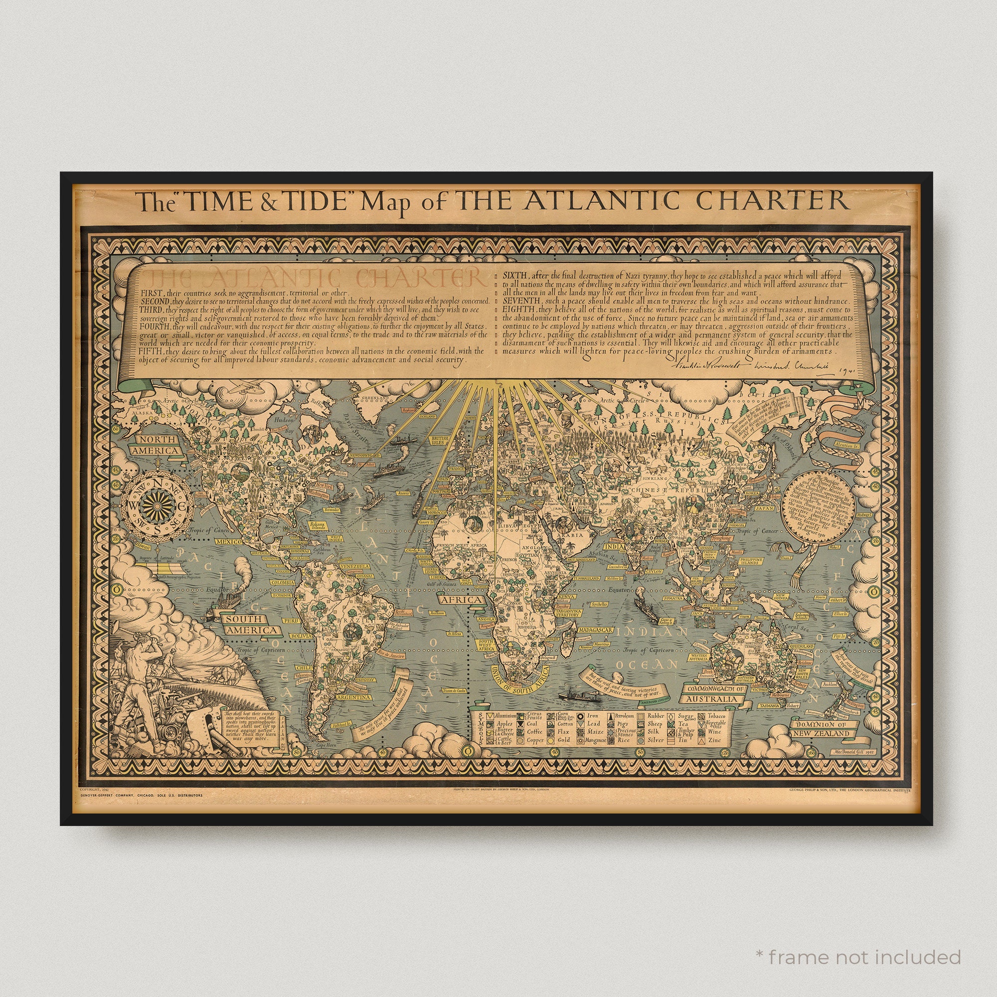 Atlantic Charter Map - Il Fullxfull.3350584188 Btgq