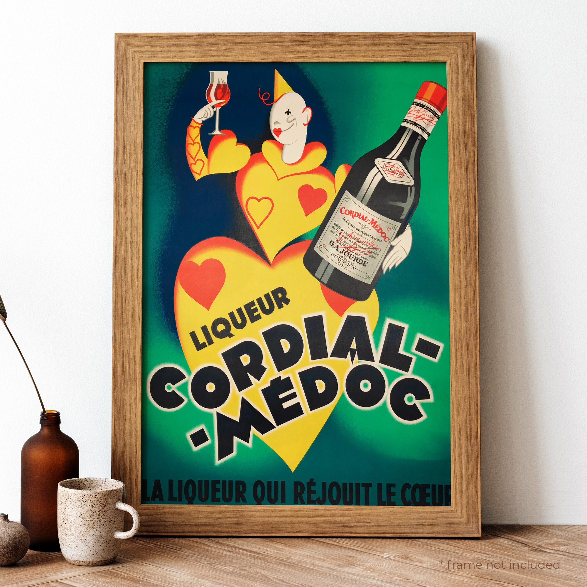 Cordial Medoc Liqueur Vintage Poster French Beverage Retro Etsy