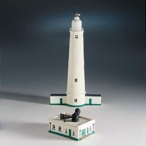 Littledart Lighthouse Model of Nash Point  Wales  United Kingdom