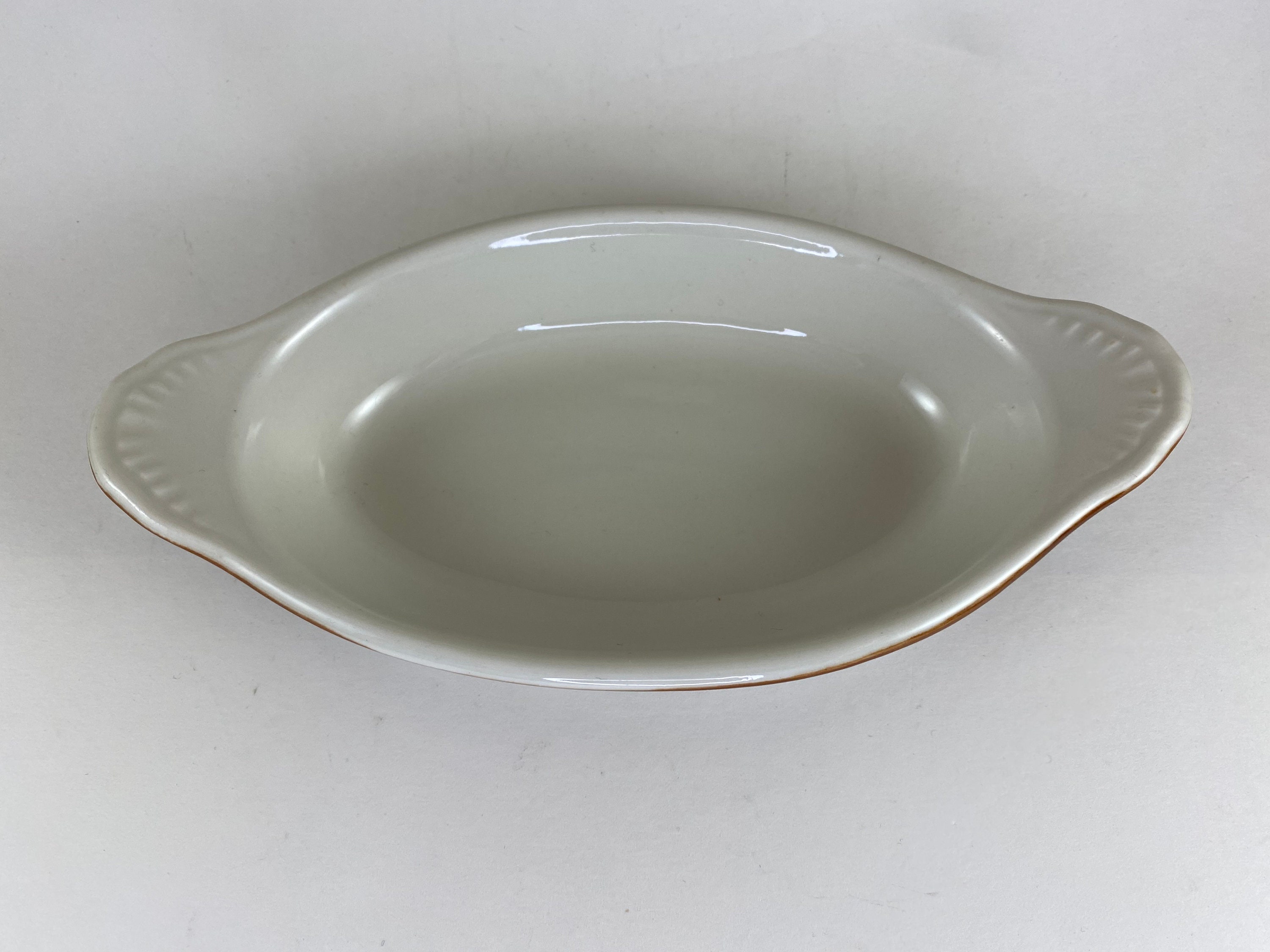 Hall Au Gratin Dish 527 in Brown and Ivory Etsy