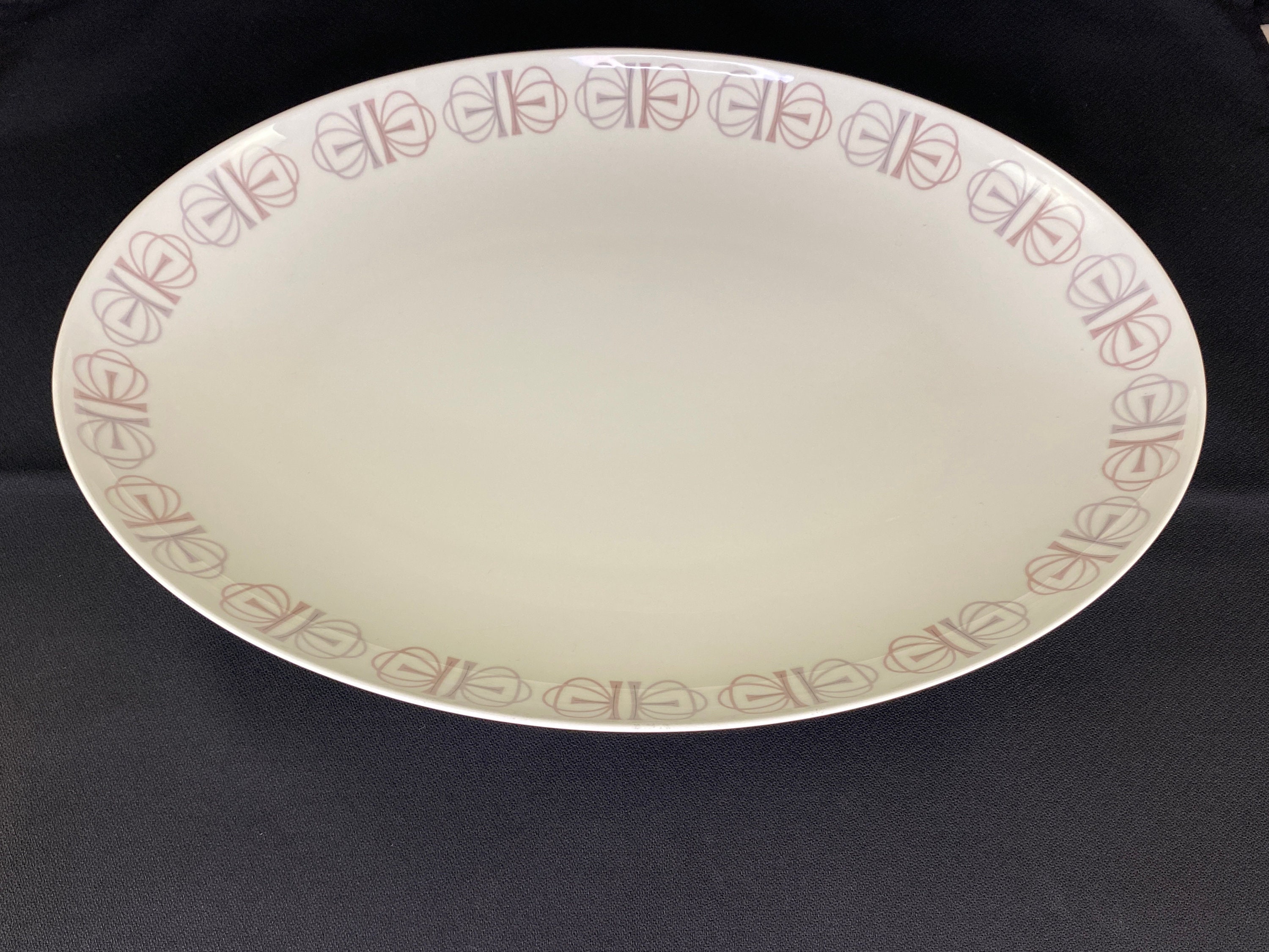 Midcentury Franciscan Whitestone Ware Merry Go Round Pattern Serving ...