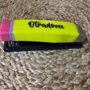 Custom Glitter Stapler: Personalized Office Desk Accessory