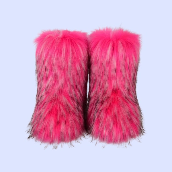 custom fur boots