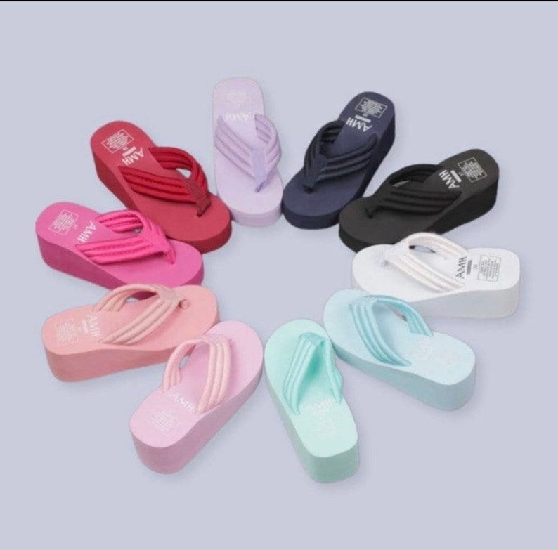 Y2k Chunky Platform Flip Flop Sandals Etsy