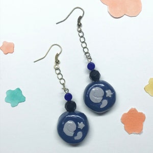 Fossil Beaded Earrings