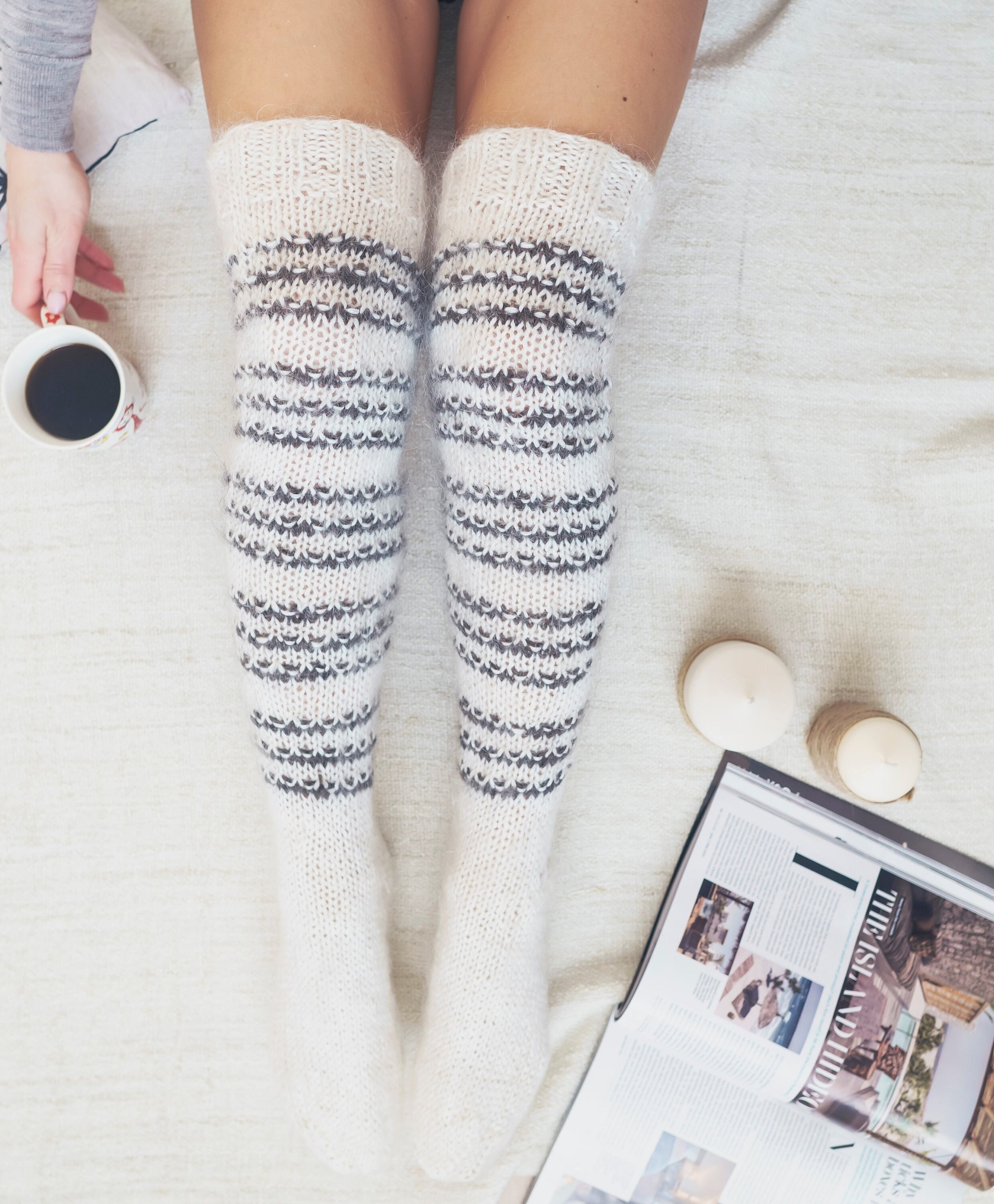 Calcetines Deportivos Sin Costura De Color Sólido Blanco Y Negro Con Borde  Con Volantes Para Niños, Género Neutro, Mode de Mujer