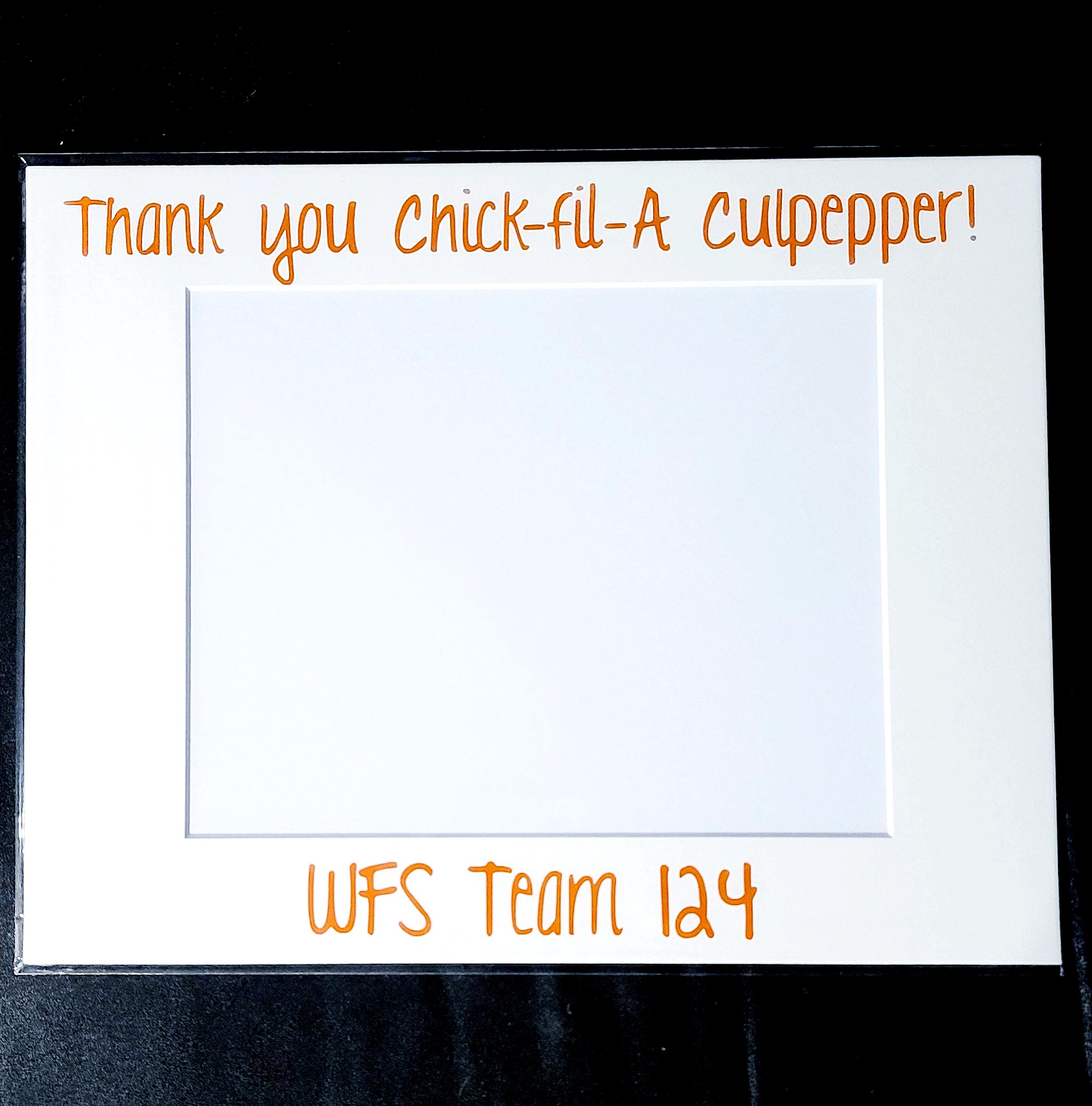 Custom Frame Mat With Text Personalized Photo Mat: Custom Text for 8x10 Photo, 11x14 Frame - Etsy