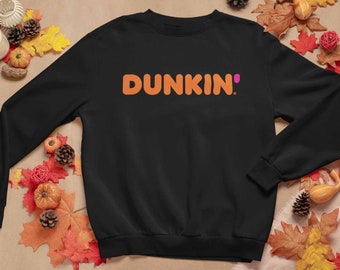 dunkin donuts crew neck sweatshirt