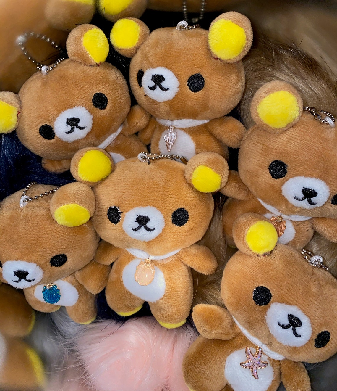 Rilakkuma plush keychain Etsy
