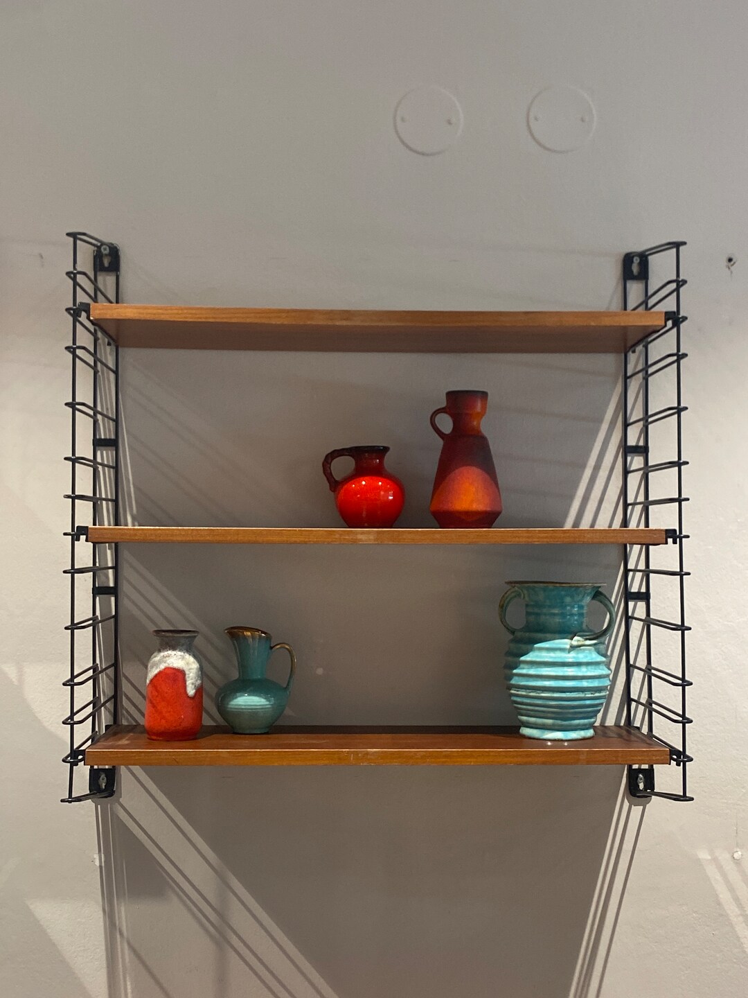 Vintage String Wall System in Teak by Dekker for Tomado 1960s Etsy