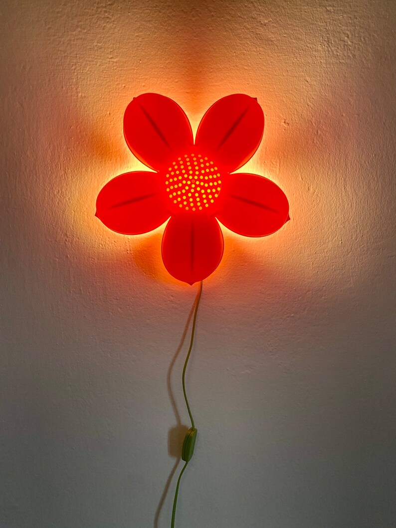 IKEA Smila Flower Lamp Late 90s/ Early 2000s Etsy