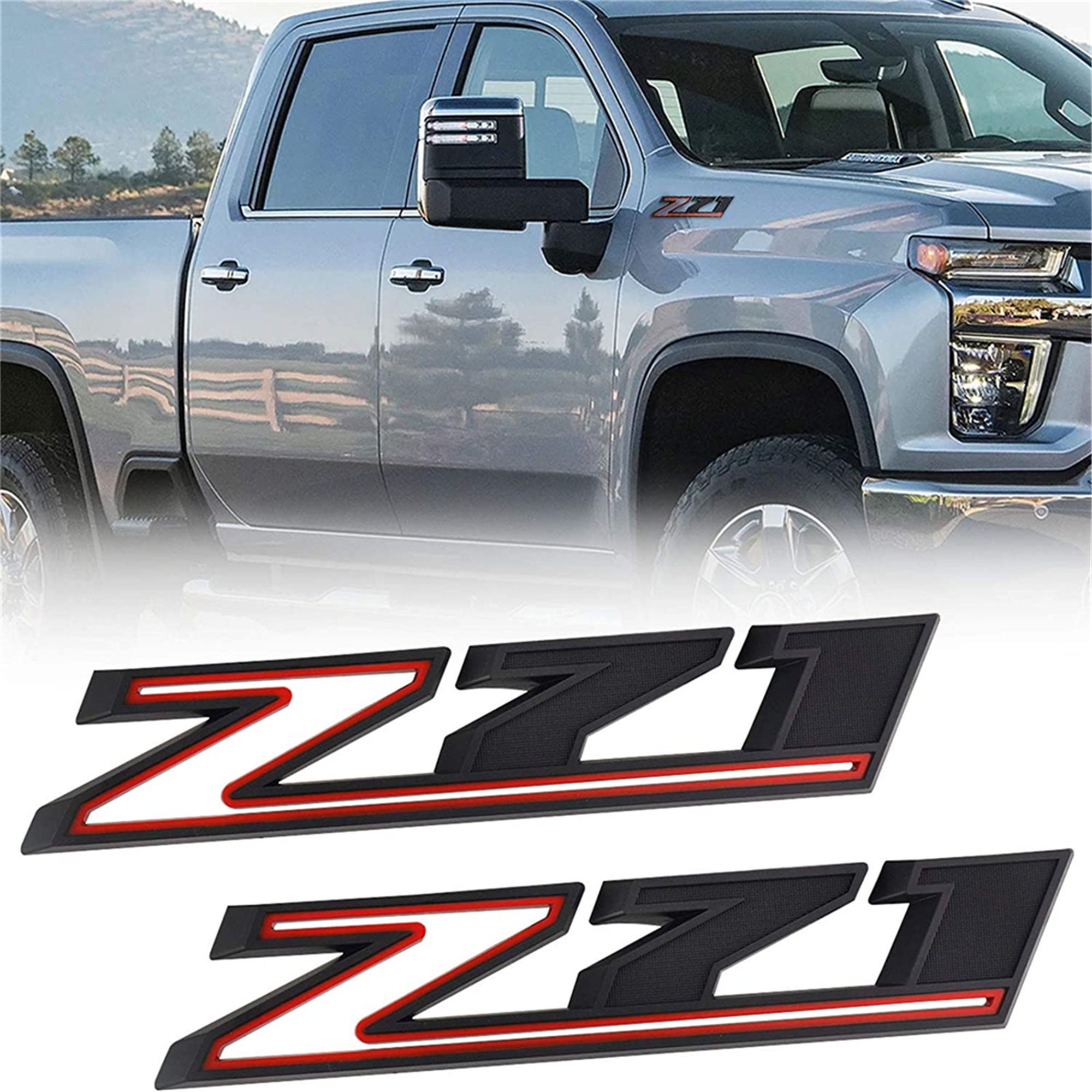 Black Chevy Silverado Emblem 25 - qw3cmzt