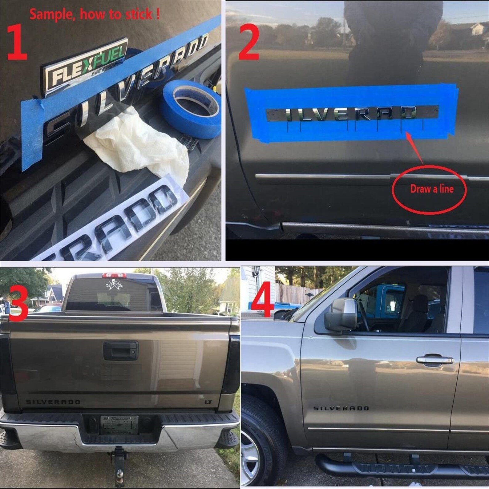 Black Chevy Silverado Emblem 25 - yaavn5p