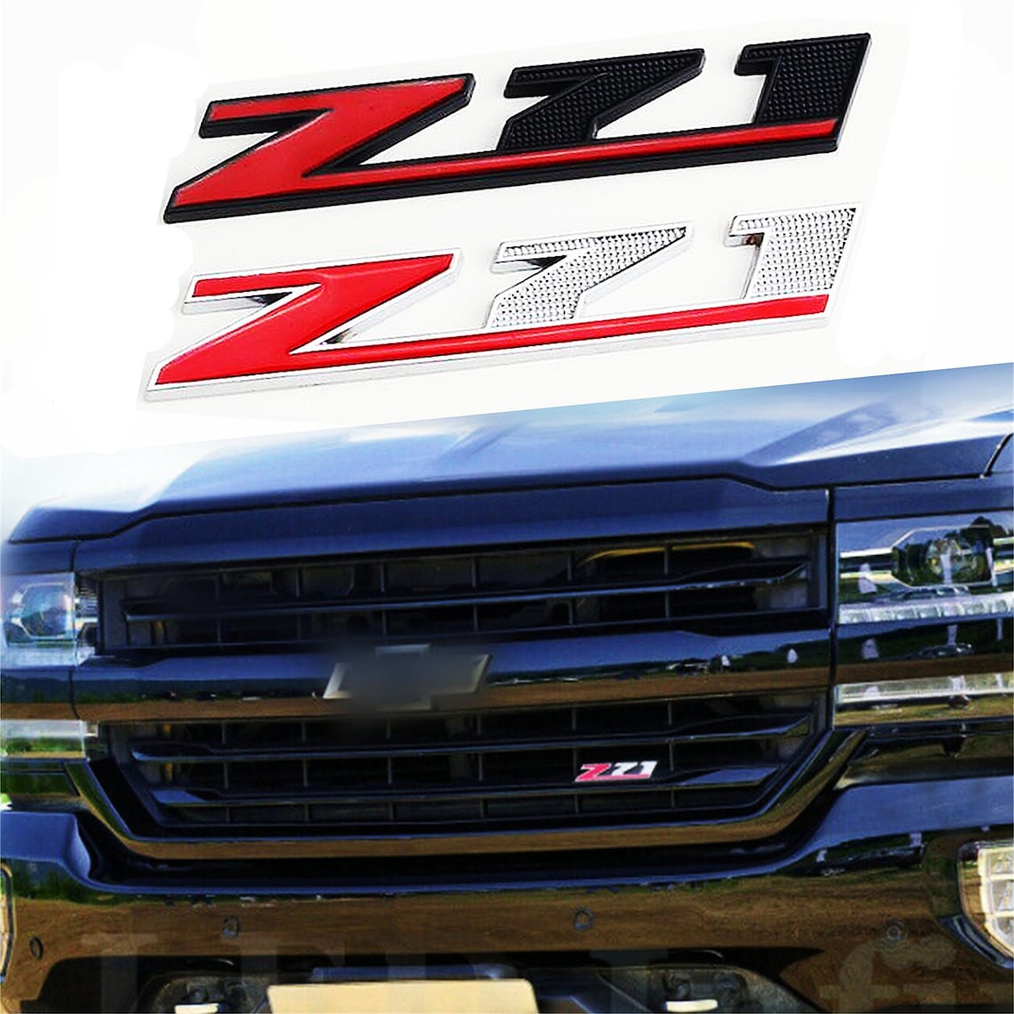 1Pcs Metal Z71 Grille Badge Emblem Replacement For GMC Etsy