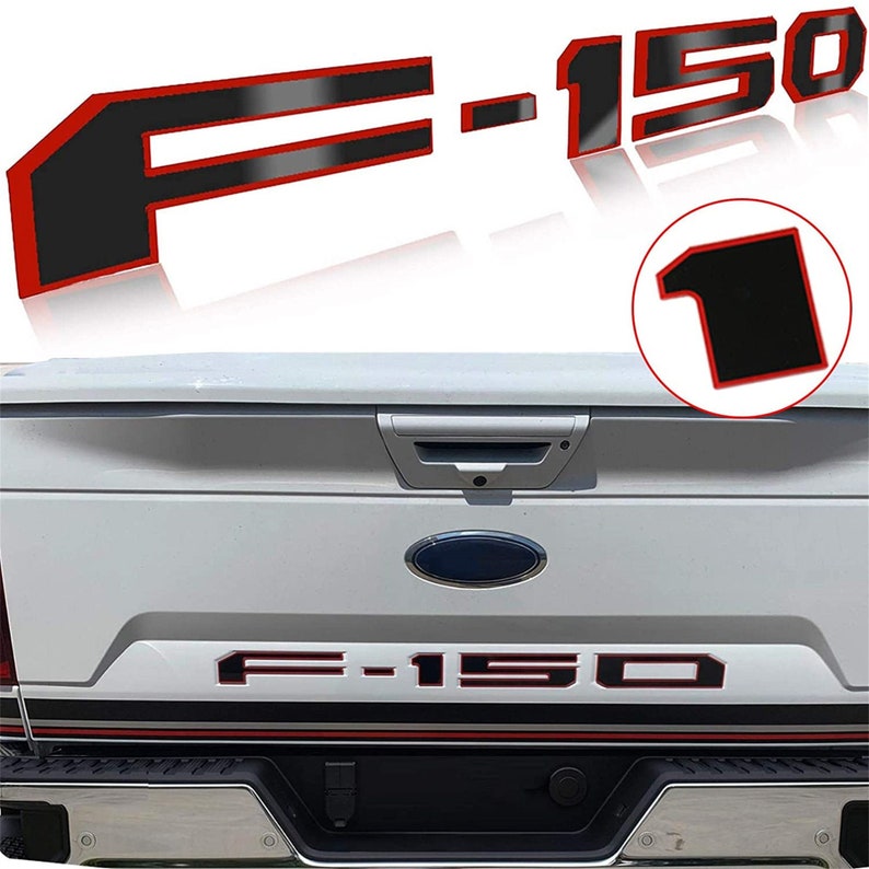 F150 TailGate Insert Emblem Letters For Ford F150 2018 2019 Etsy