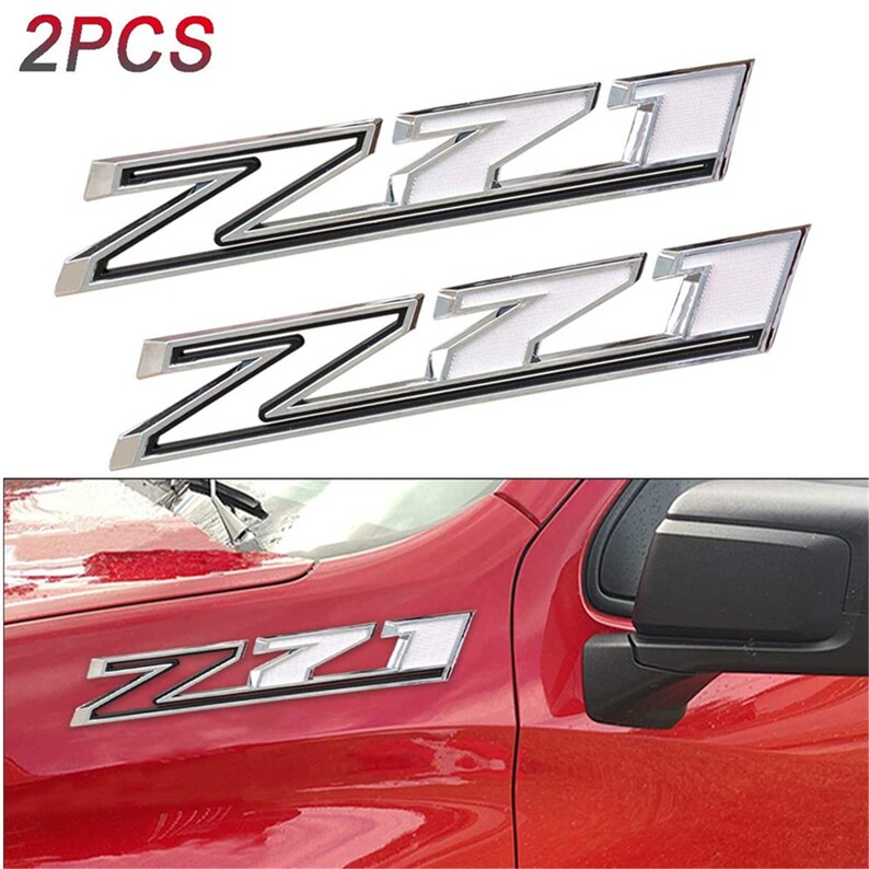 2x Z71 4X4 Emblem 3D 4 x 4 Sider Fender Badge Logo Fits for Gm Silverado Sierra Tahoe Subruban Black & Red 2x Z71 4X4 Emblem 3D 4 x 4 Sider Fender Badge Logo Fits for Gm Silverado Sierra Tahoe Subruban Black & Red