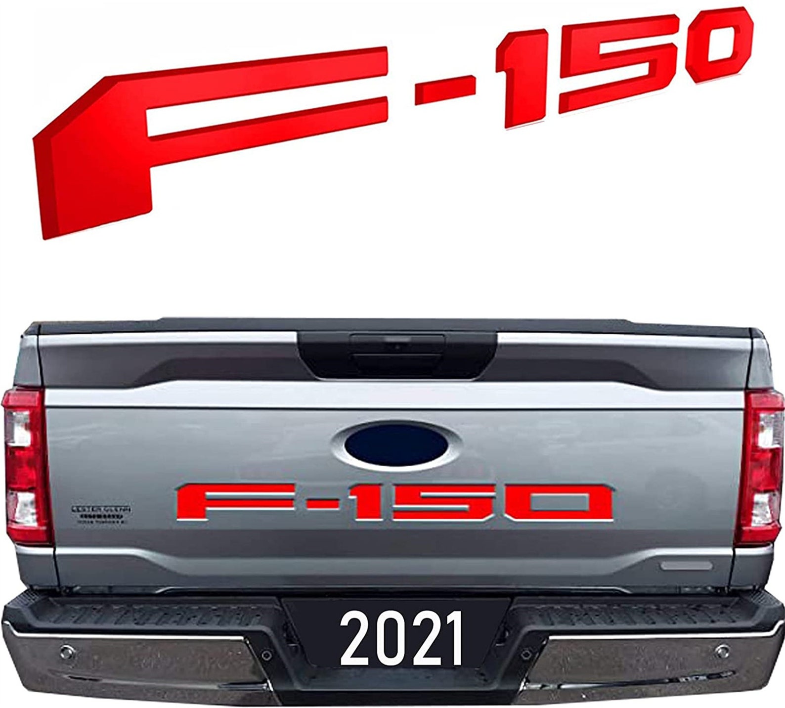 Fit for 2021 2022 Ford F150 Tailgate Insert Emblem Letters 3D Etsy