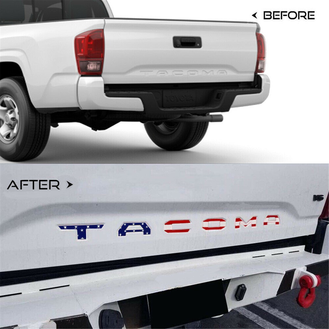 Tailgate Insert Decal Letters for Toyota 20162020 Etsy