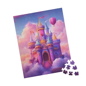 Castle Dream Puzzle - Enchanting 110, 252, 520, 1014-piece Jigsaw for Family Fun, Gift for Kids, Home Decor, Relaxation Activity, [...]