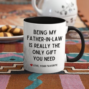 Funny Father In Law Mug | Funny Mugs | Father In Law Gifts, Gift For Father In Law, From Son In Law