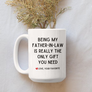 Funny Father In Law Mug | Funny Mugs | Father In Law Gifts, Gift For Father In Law, From Daughter In Law