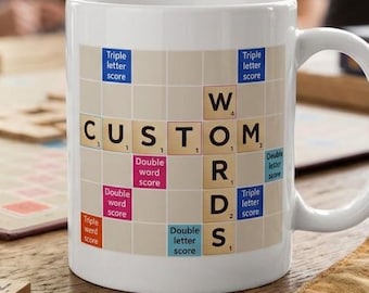 Personalized Tile Mug | Custom Text Coffee Mug