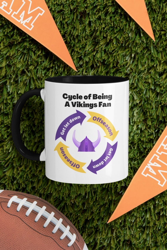 Funny Minnesota Vikings Football White Coffee Mug, 11oz Premium Quality Gift Idea, Minnesota Sports Fans, Christmas Present For Him
