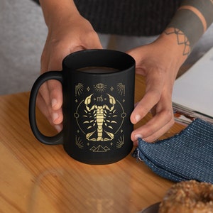 Scorpio Mug Scorpio Black Mug Scorpio Gifts Scorpio Coffee Mug Scorpio Gifts Woman Scorpio Gift Scorpio Coffee Mug Zodiac Coffee Mug