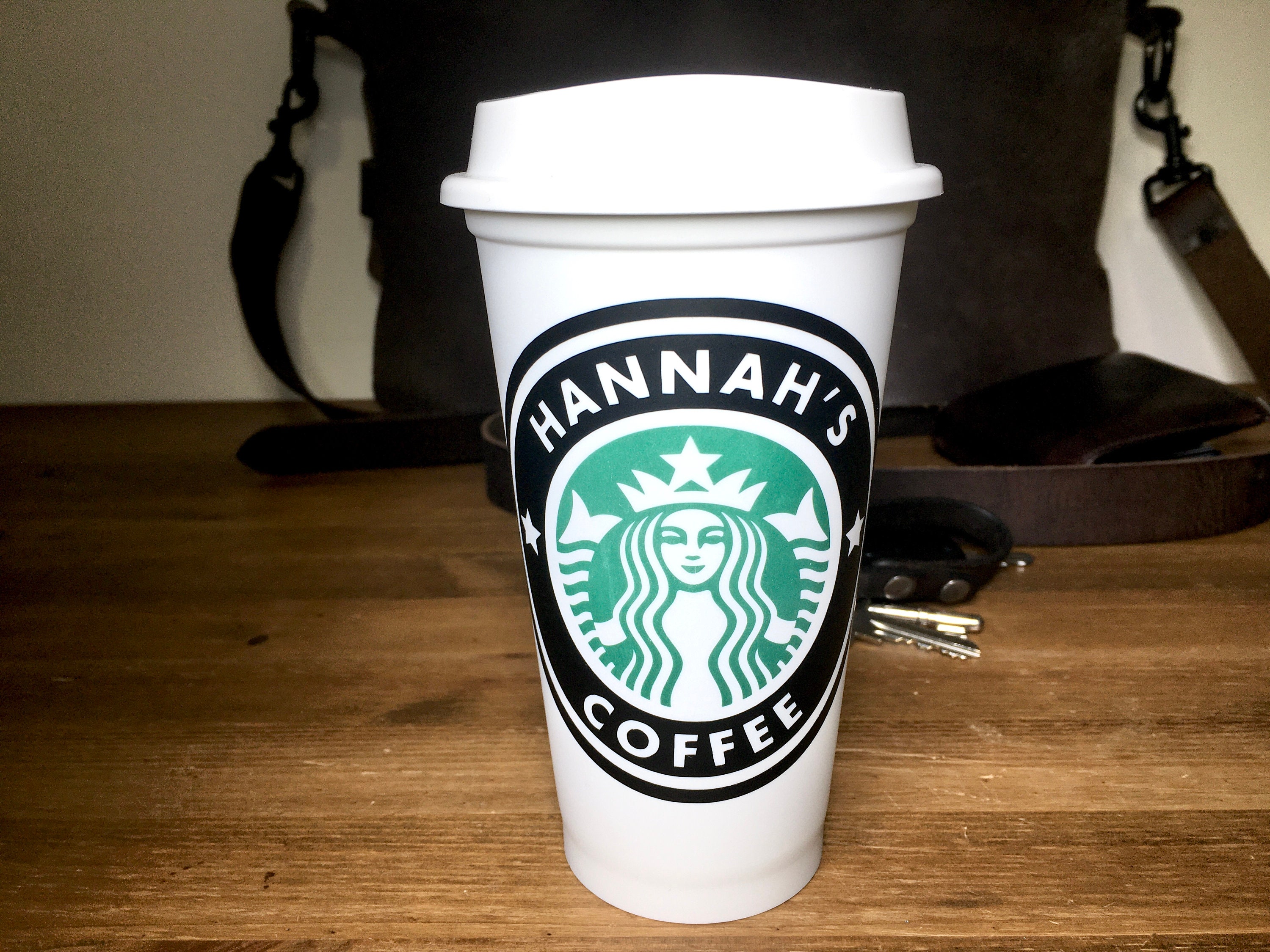 Starbucks Reusable Hot Coffee Cup UK Personalise Gift Etsy
