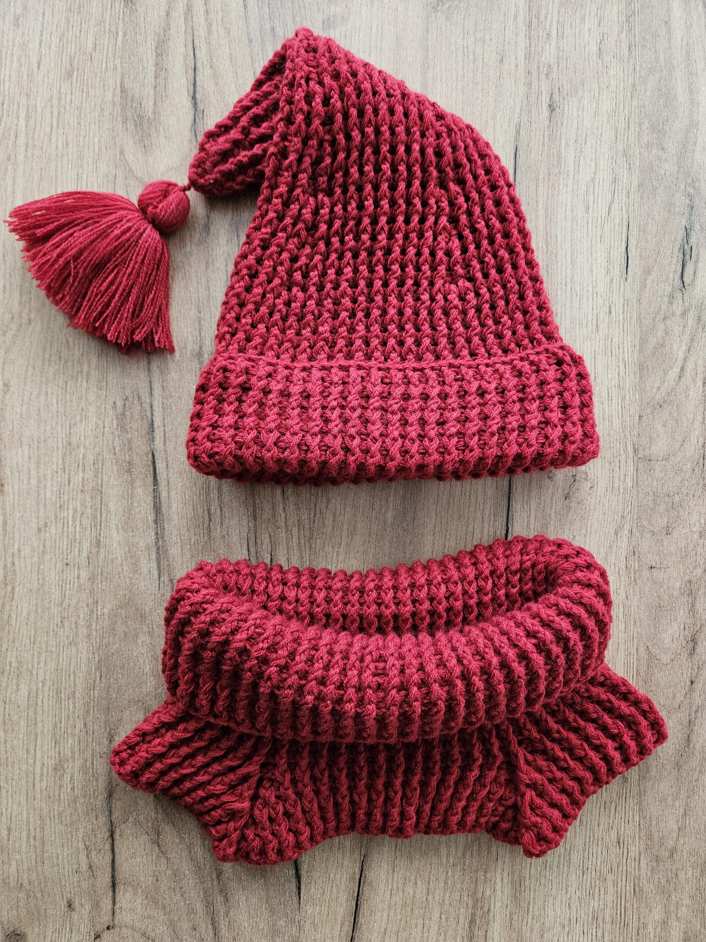 Nikabrik Crochet Graphic Pattern Hat Neck Warmer - Etsy