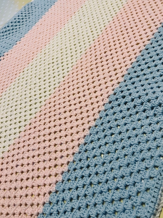 Trans Flag Blanket - Super Soft Blanket! Handmade Transgender LGBTQ+ blanket / Afghan / Throw / Any Flag