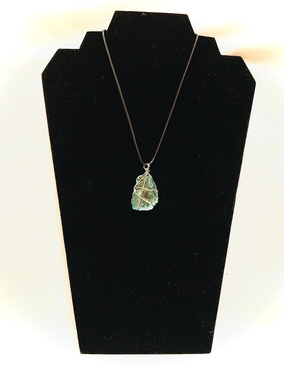 Wire Wrapped Crystal Necklaces Etsy