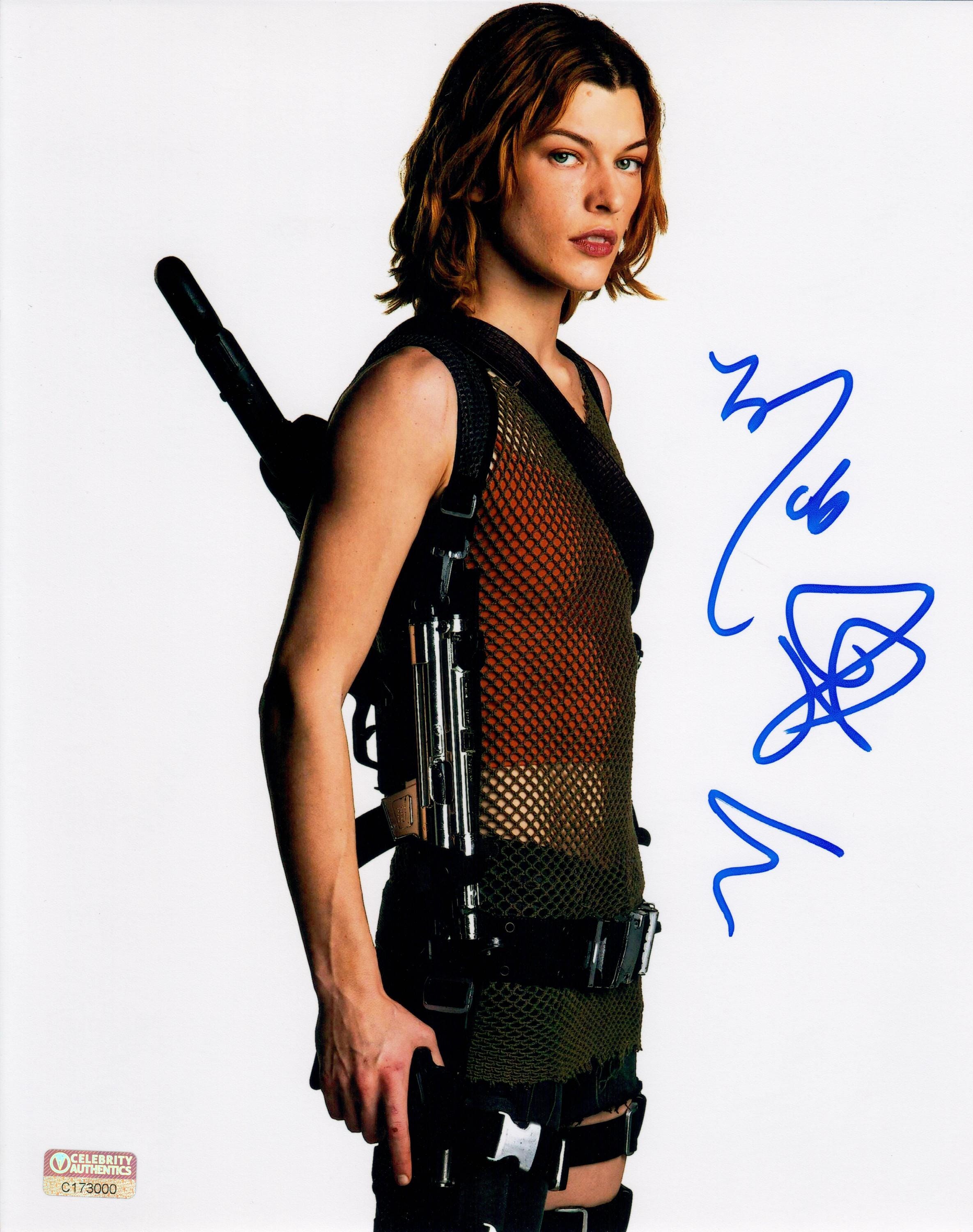 Milla Jovovich Signed - Etsy