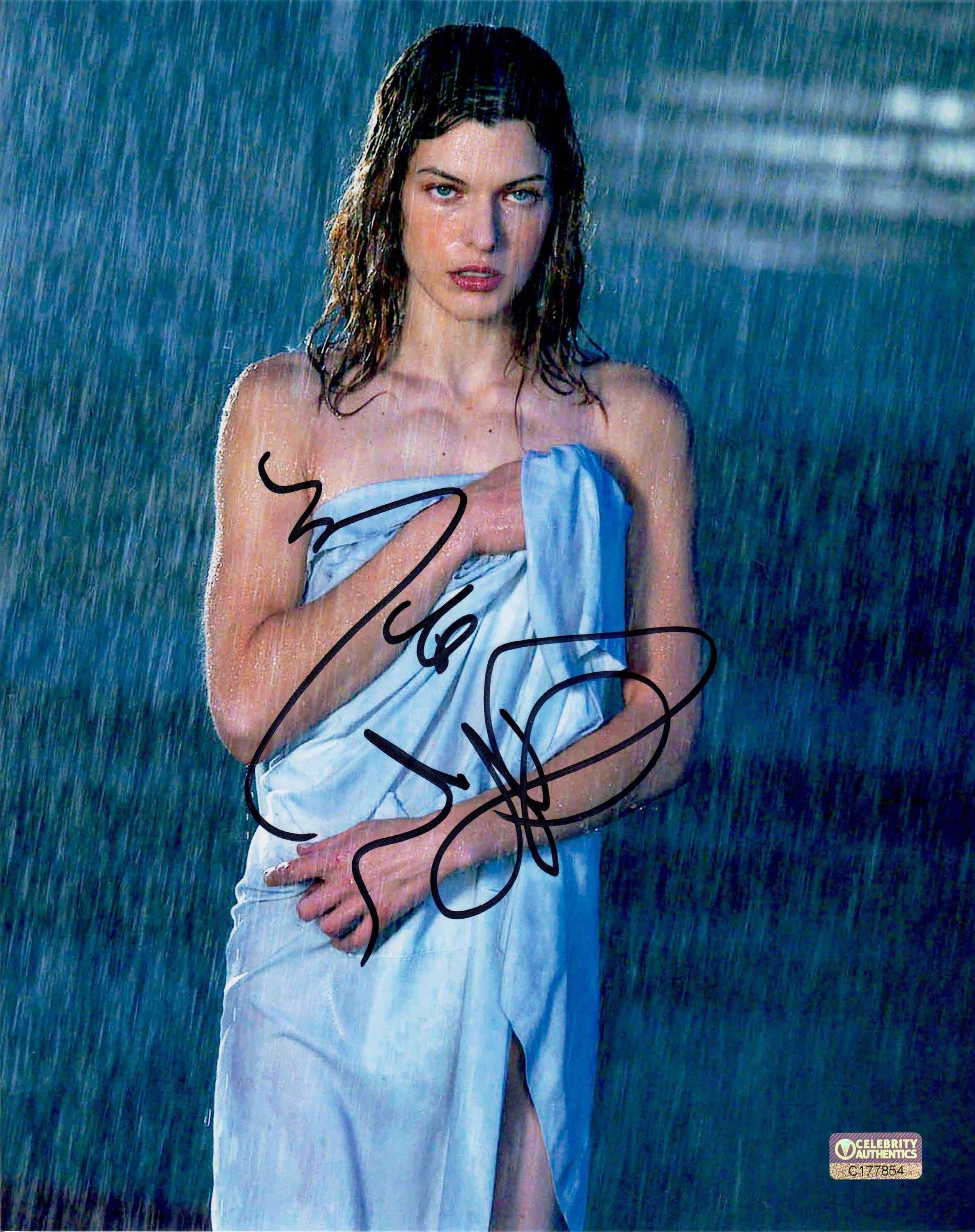 Milla Jovovich Signed - Etsy