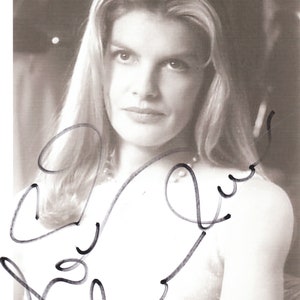 Rene Russo Authentic Original Hand Signed Autographed 8.5x11 matte photo with Full Signing Details  Ransom Thomas Crown In the Line of Fire