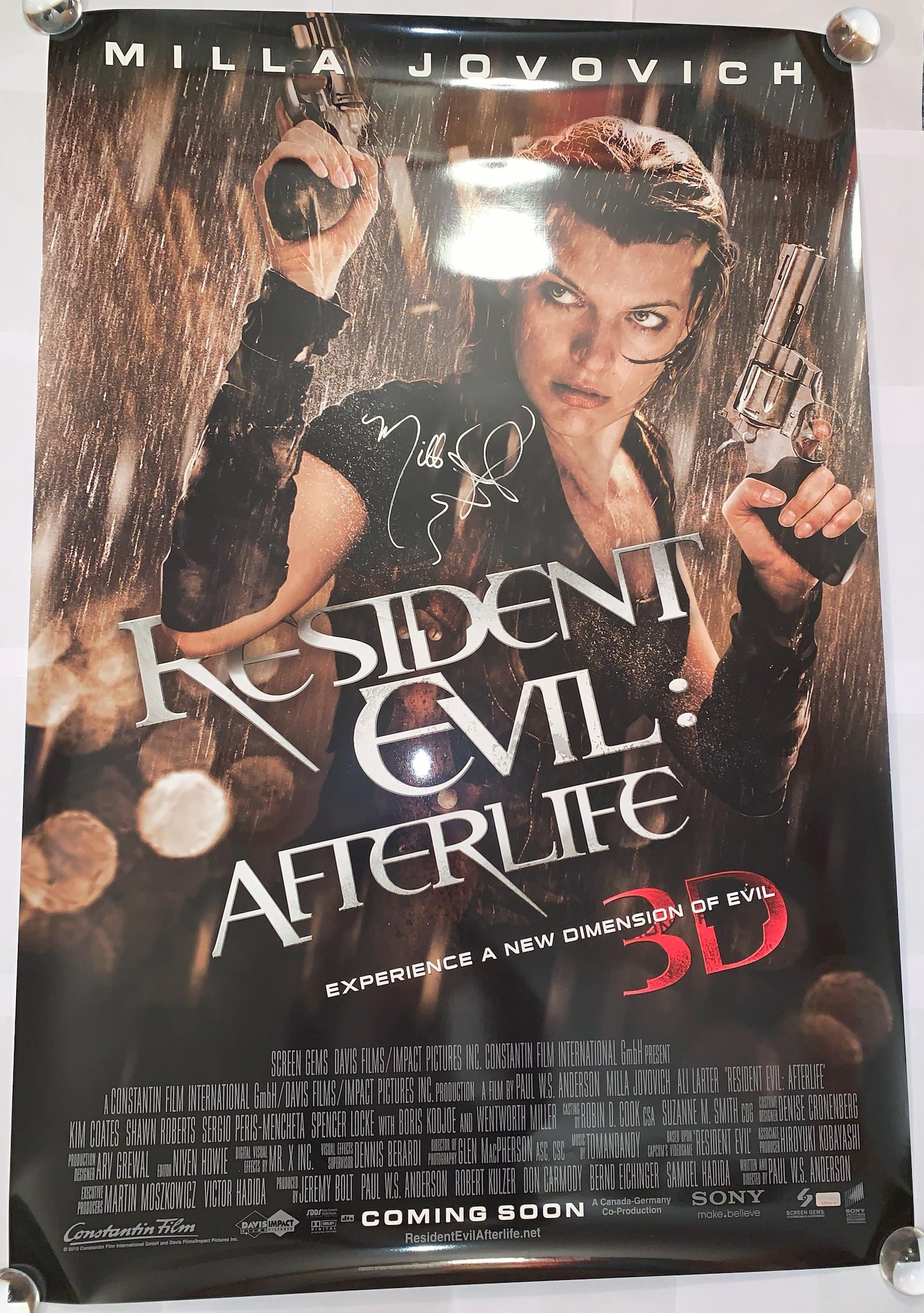 Milla Jovovich resident Evil Original Autographed 27x40 Signed Double milla-jovovich-resident-evil-original-autographed-27x40-signed-double