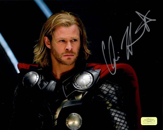 Chris Hemsworth 'thor' as Thor Original Autographed 8x10 Signed