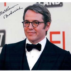 Matthew Broderick Original Hand Signed Autographed 8.5x11 matte photo with Full Signing Details