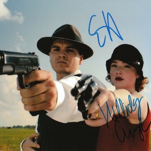 Holliday Grainger and Emile Hirsch 'Bonnie & Clyde' Original Dual Signed Autographed 8x10 photo with a Certificate of Authenticity CoA Card