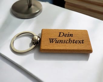 Personalized keychains with laser engraving