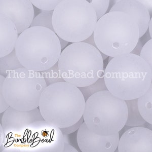 20mm White Frosted Bubblegum Beads, Acrylic Gumball Beads in Bulk, 20mm Beads, 20mm Bubble Gum Beads, 20mm Shiny Chunky Beads