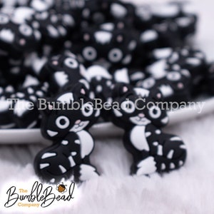 Cat Silicone Focal Bead Accessory - Silicone beads